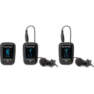 (Saramonic) Blink500 ProX B2 Sistema de micrófono inalámbrico con montaje en cámara digital para 2 personas