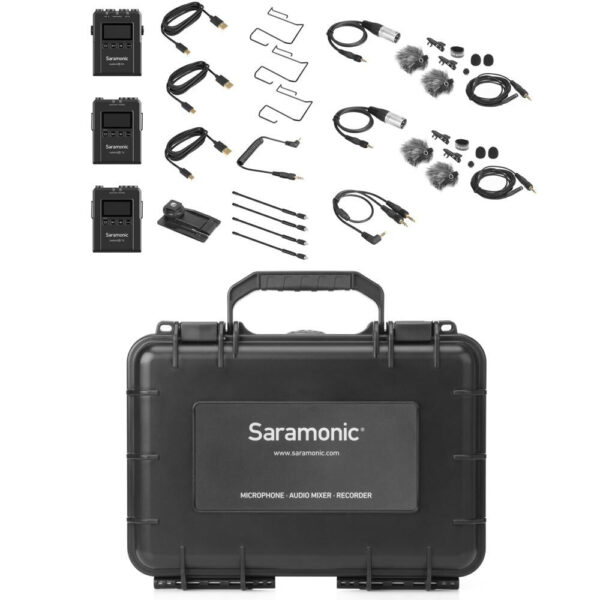 (Saramonic) UwMic9s Kit2 Sistema de micrófono inalámbrico UHF - Imagen 3