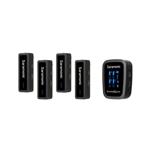 (Saramonic) Blink500 Pro B8 Sistema de micrófono inalámbrico de cuatro canales
