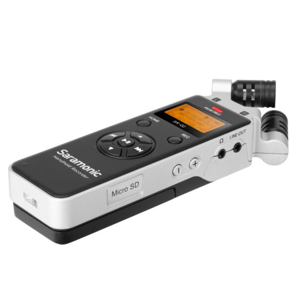 (Saramonic) SR-Q2 Grabador de audio con micrófonos de condensador estéreo - Imagen 3