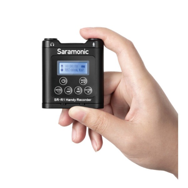 (Saramonic) SR-R1 Grabadora estéreo con cinturón con entrada de línea o micrófono - Imagen 5