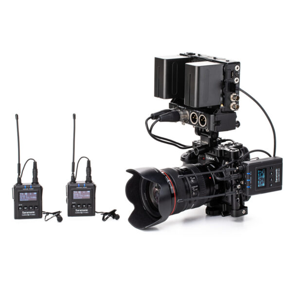 (Saramonic)  UwMic9S Kit2 Mini Sistema de micrófono inalámbrico UHF - Imagen 2