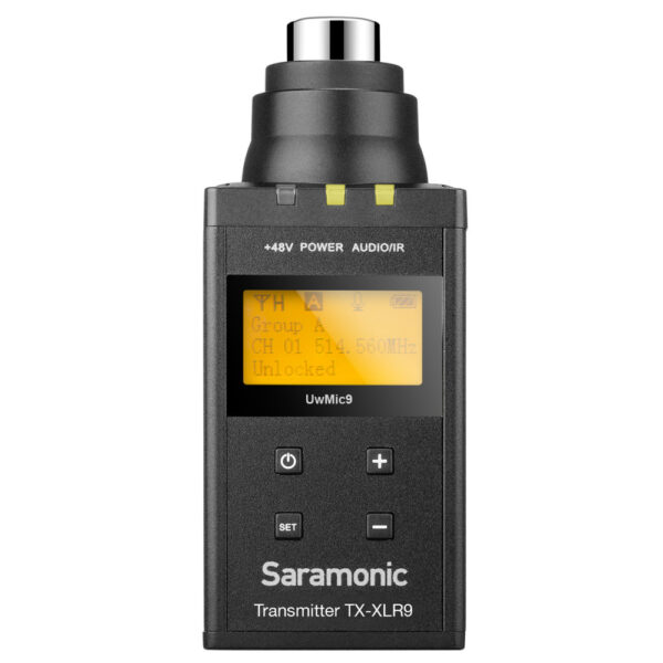 (Saramonic) Transmisor de micrófono XLR UwMic9 TX-XLR9 UHF con Phamtom Power para receptor UwMic9 RX9 - Imagen 4