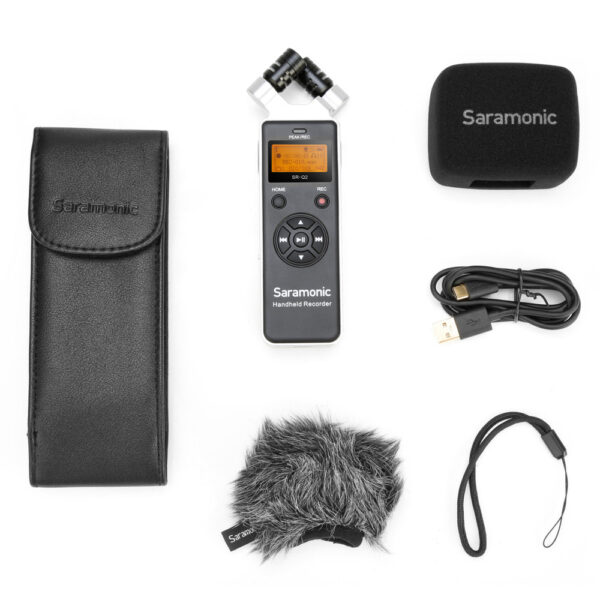 (Saramonic) SR-Q2 Grabador de audio con micrófonos de condensador estéreo - Imagen 5