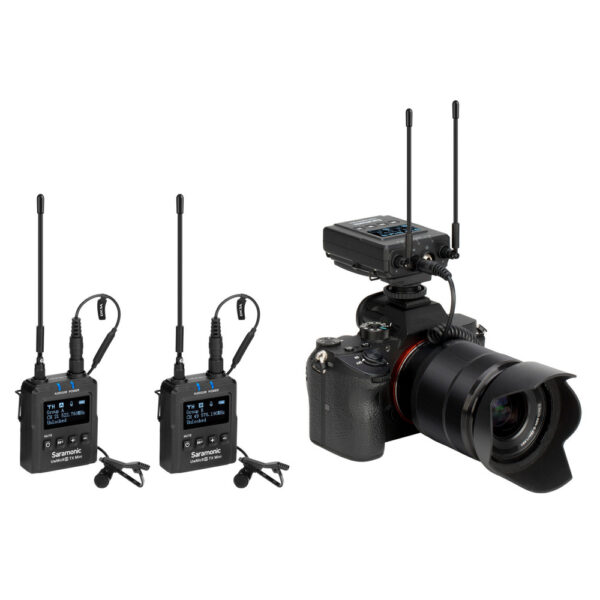 (Saramonic)  UwMic9S Kit2 Mini Sistema de micrófono inalámbrico UHF - Imagen 3