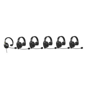 (Saramonic)  WiTalk-WT6S Sistema de intercomunicación con auriculares inalámbricos de un solo oído Full-Duplex de 1,9 GHz para 6 personas